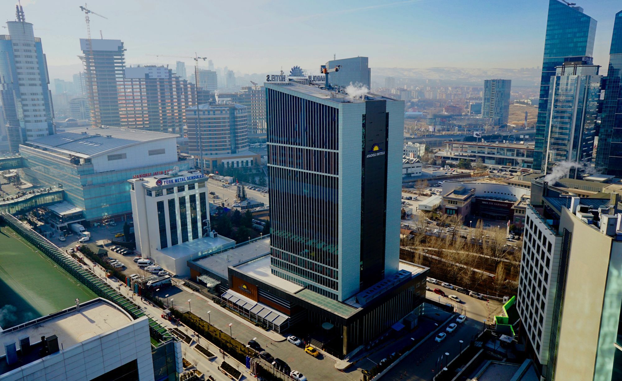อนาโดลู โฮเต็ล ดาวน์ทาวน์ อังการา Hotel ภายนอก รูปภาพ The headquarters of the National Bank of Azerbaijan in Baku
